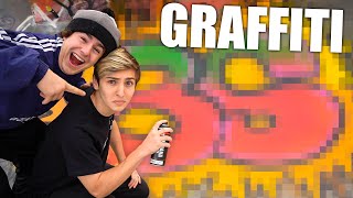 MY FIRST GRAFFITI! - PRO vs NOOB🔥