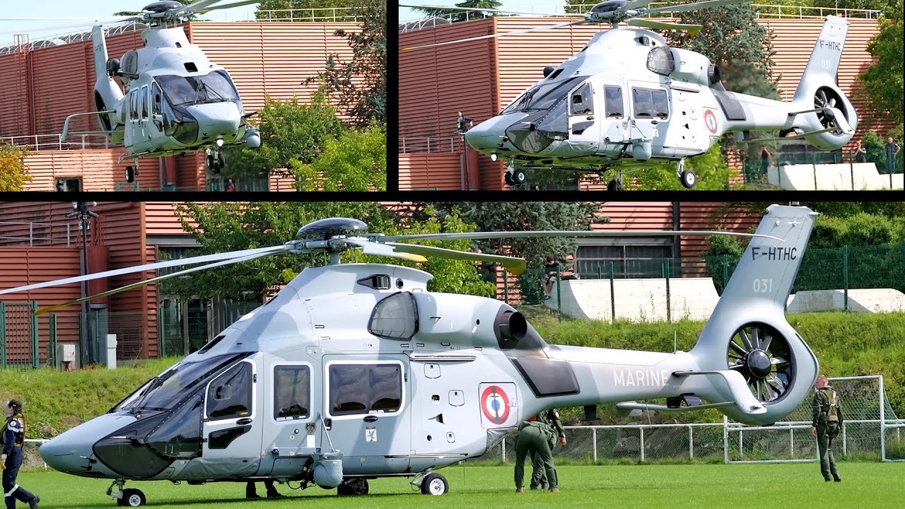 New French Navy Helicopter – Airbus H160 Takeoff Right in Front of Me