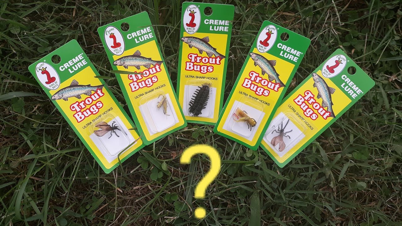 CREME LURE Trout Bugs  Do they work? surprising results + giveaway 