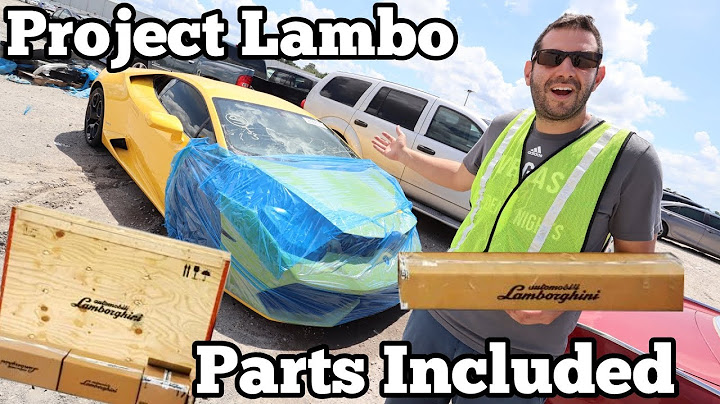 I Found a Lamborghini at the Salvage Auction that Comes with ALL The Parts to FIX It!