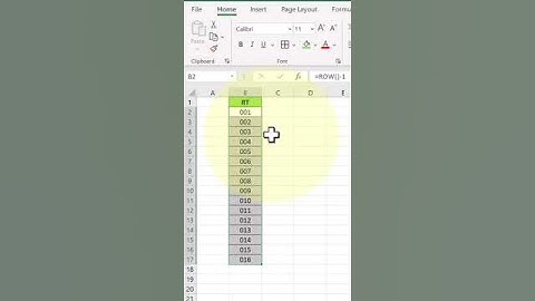 CUKUP 1 LANGKAH MENAMBAHKAN NOL DI DEPAN ANGKA DI EXCEL #excel #exceltips #exceltricks