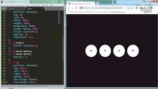 Glowing Gradient Icon Hover Effects Using HTML5 CSS3 and FontAwesome