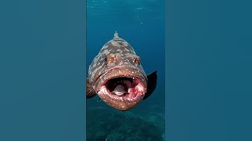 Massive Goliath Grouper Swallows Shark Whole