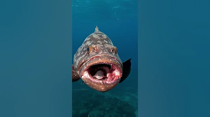 Massive Goliath Grouper Swallows Shark Whole
