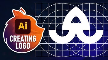 How to Design a Logo using The Grid Method?⚡️ (Adobe Illustrator Tutorial)