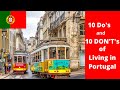The TOP 10 *DO's AND 10 DON'T's* Of Living in Portugal| FixWith Pk