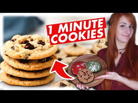 1 Minute Mikrowellen Cookie | 3 schnelle & einfache Rezepte 🍪