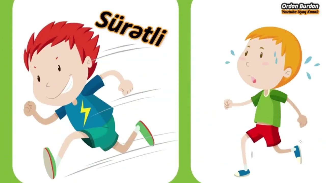 Usaqlar Ucun Oyredici Videolar (Boyuk-kicik, uzun-qisa, isti-soyuq)