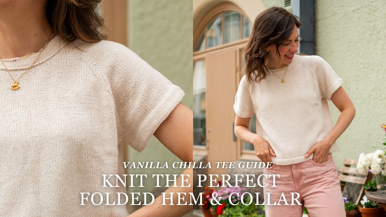 How To Knit A Summer T-Shirt Top Down // Vanilla Chilla Tee Guide