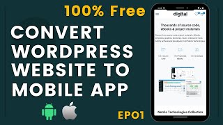 How to convert WordPress Website to Mobile App for Free using Flutter |  Episode 1 screenshot 4