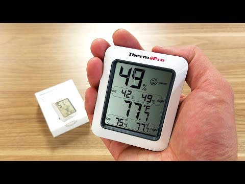 ThermoPro TP50 Digital Hygrometer Unboxing in 4K