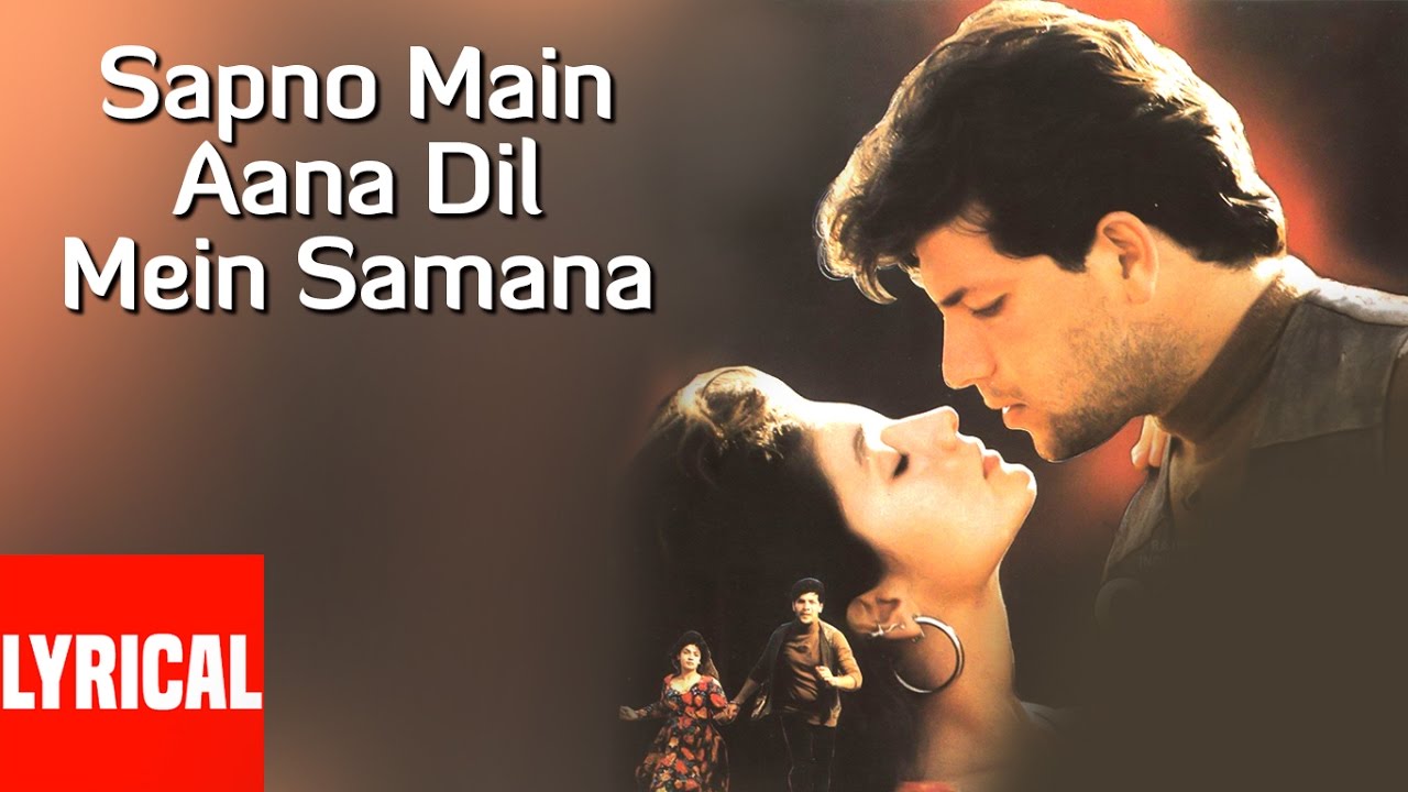 Sapno Main Aana Dil Main Samana Lyrical Video  Chor Aur Chand  Aditya Pancholi Pooja Bhatt