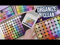 Single Shadow Collection! Cleaning, Organizing + a Little Declutter! | Lauren Mae Beauty