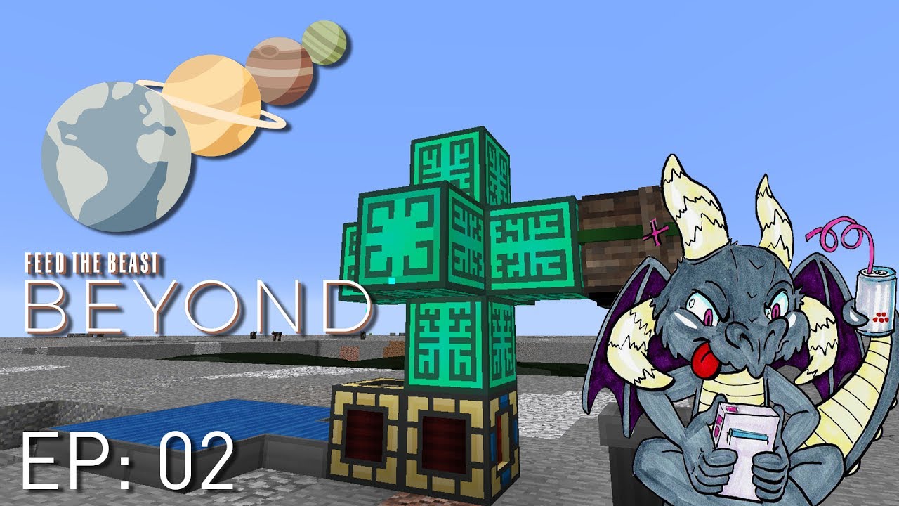 Digimazter Play's Feed The Beast: Beyond: Quantum Quarry!