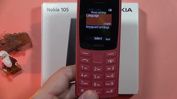 Nokia 105 2023: Change Language - Manage Phone Language