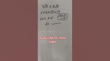 6√5×2√5=?Nice Square root Math Simplification Olympiad #shorts #viralshorts #maths