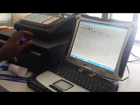 Cash register machine data install