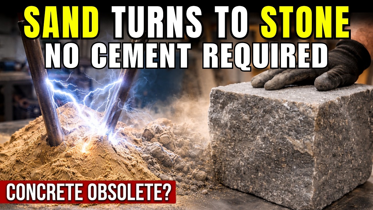 A $6 Process Turns Sand Into Stone Stronger Than Concrete. No Cement No ...