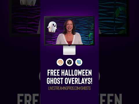 Free Halloween ghosts for your live stream 👻