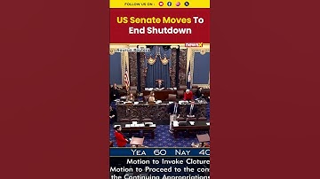 US Senate moves closer to ending federal government shutdown amid urgent talks | NewsX