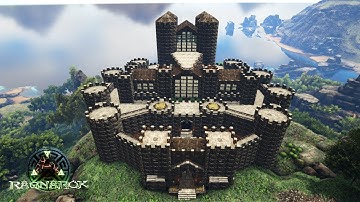 ARK: Building A Castle Part 4 - CAMELOT Lite RP Server - Speed Build