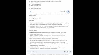 How can we add the comment ‘this prints hello world’ to a python script?