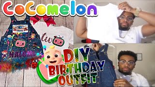 How to make a Cocomelon Custom Birthday Outfit with Cricut Easypress!