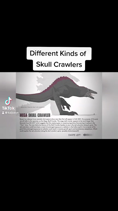 Skull Crawlers all types #godzilla #skullcrawler #monsterverse #kong #reels