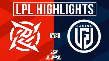 NIP vs LGD Highlights ALL GAMES | LPL 2024 Summer | Ninjas In Pyjamas vs LGD Gaming
