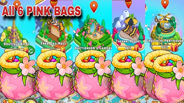 6 Pink Bags Boutique Alley,Free Day Mall,Auctioneer