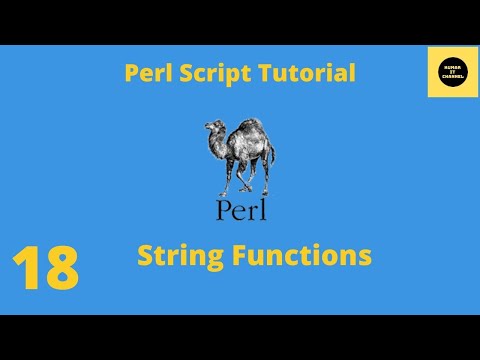 String Functions in Perl - Perl Script Basics Tutorial - Part 18