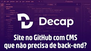 Descubra Como Criar um Site Dinâmico GRÁTIS com Decap CMS e GitHub! | Bizu