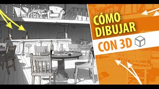 ✏️ 3 TÉCNICAS SIMPLES PARA CONCEPT ART Y ESCENARIOS  || PSD +  ARCHIVO 3D GRATIS