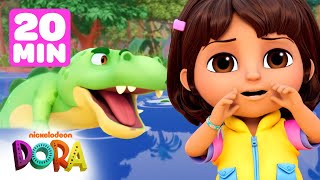 NEW Dora Most Action-Packed Moments ? 20 Minutes | Dora & Friends