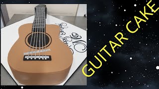 GUITAR CAKE. Learn how to make.