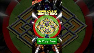 BEST TH15 FARMING BASE LINK! #clashofclans #coc #th15 #th15base