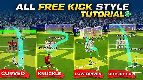 eFootball 2026 Mobile | All Free Kicks Tutorial (Hand cam)