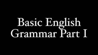 ไวยากรณ์ภาษาอังกฤษขั้นพื้นฐานสำหรับการเรียนรู้ภาษาละตินตอนที่ 1