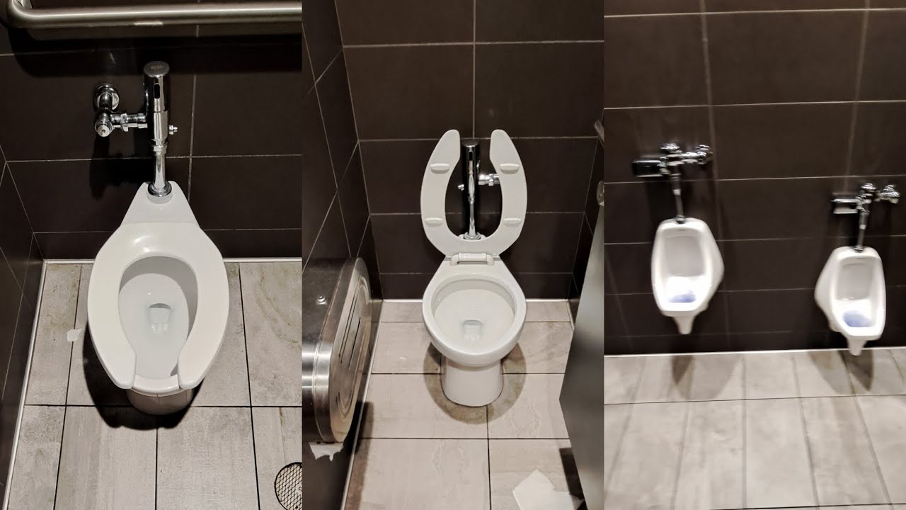 646: Zurn & American Standard Fixtures - McDonald's Men's Restroom 🚹 ...