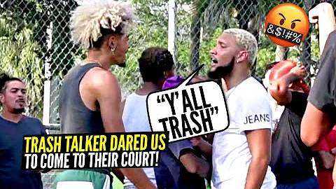 Trash Talkers DARED US To Come To Their Court!! They Regretted It!