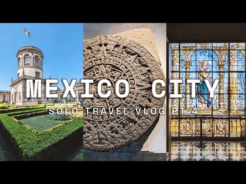 Chapultepec Castle & museum day | Mexico City Solo Travel Vlog | Pt 4