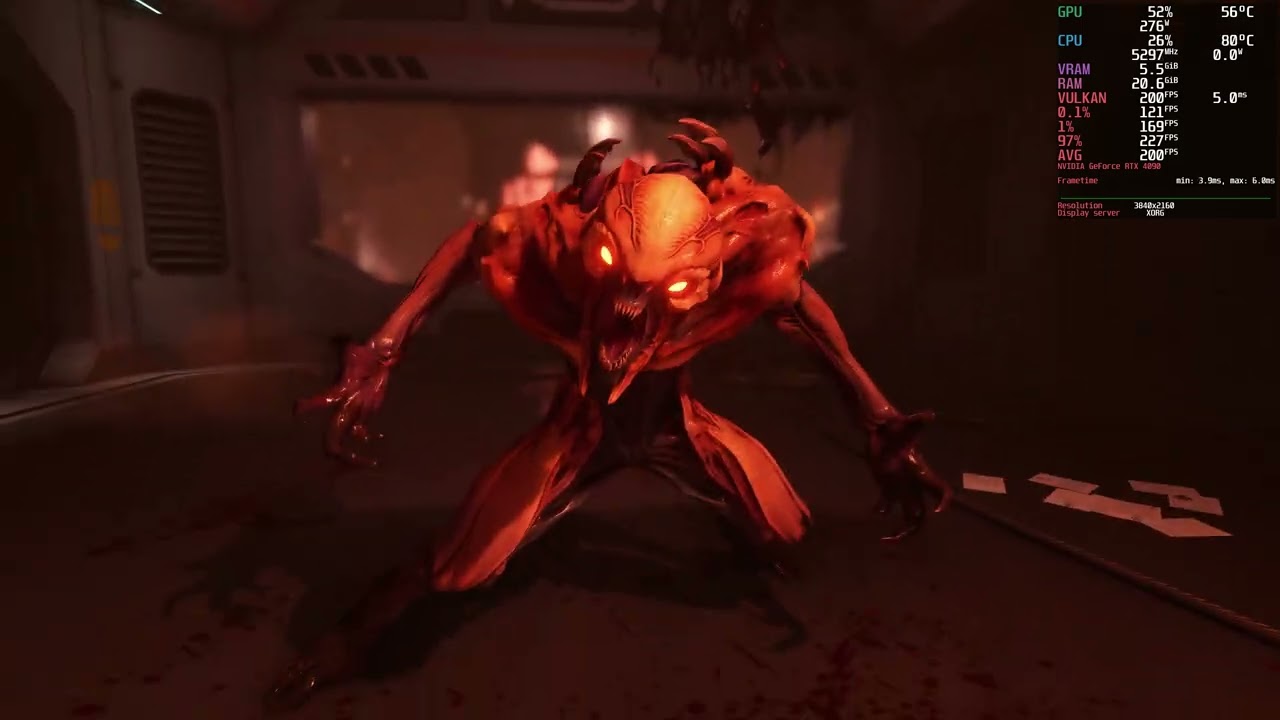 DOOM 2016 Performance on Linux