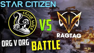 Skunks VS Ragtag Mercs - Org v Org battle at Javelin Wreck on Daymar - Star Citizen 3.19.1 pvp war