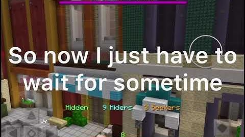 Let’s play hide and seek in Minecraft in HIVE.      They did not see me 😱😱😱😱