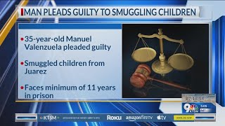 Man pleads guilty smuggling children