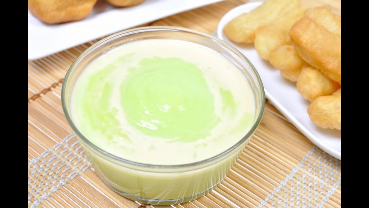 สังขยาใบเตยนมสด | Thai Pandan Custard