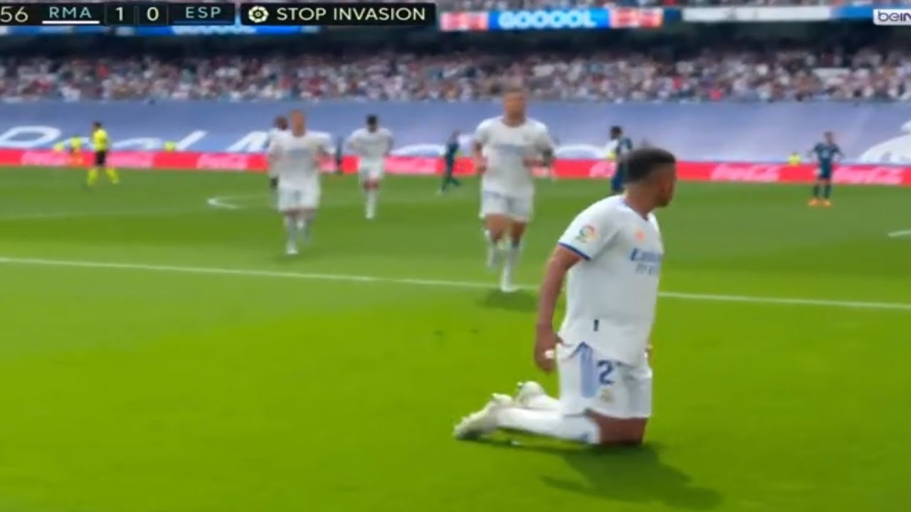 El gol de Rodrygo contra Espanyol hoy el segundo gol Real Madrid goals ...