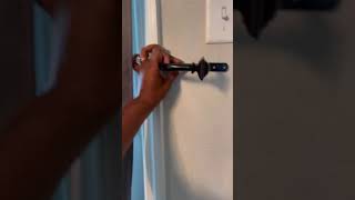 🛠🔥Quick Curtain Tie back Install !! Wealth