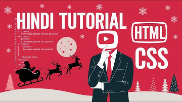 CSS Only Animated Background Effects | Html CSS Christmas Animation | Hindi Tutorial
