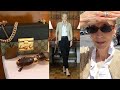 Vlogtimeless style gucci padlock bag black ankle pants tan cardigan plus talbots pants tryon